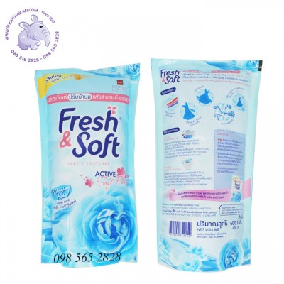 Nước xả Fresh & Soft 600ml Thái Lan - Morning Kiss